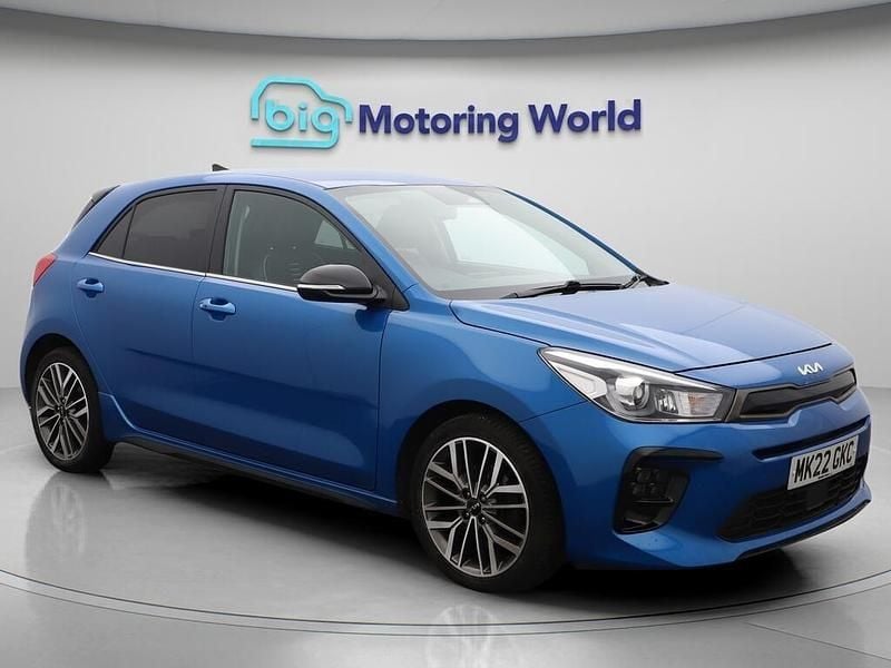 Blue Used 2022 Kia Rio GT-Line S Hatchback | £13,000 (Good price) - Image 1/4