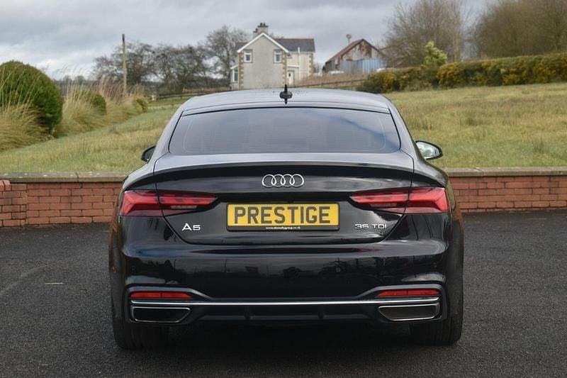Used Audi A5 Sportback Sport 161 HP (118 kW) 2020 Black Hatchback