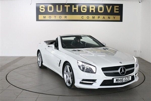White Used 2016 Mercedes SL400 Sport Cabriolet | £21,489 (Good price) - Image 1/1