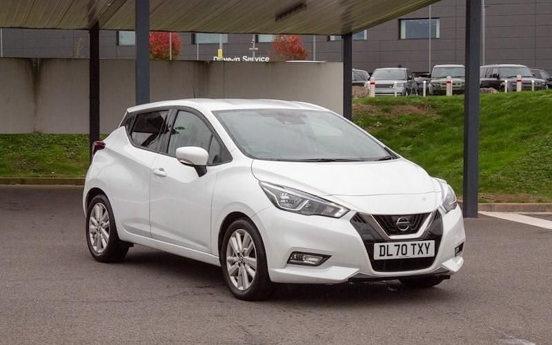 Artic white Used 2020 Nissan Micra Acenta Hatchback | £9,999 (Fair price) - Image 1/4