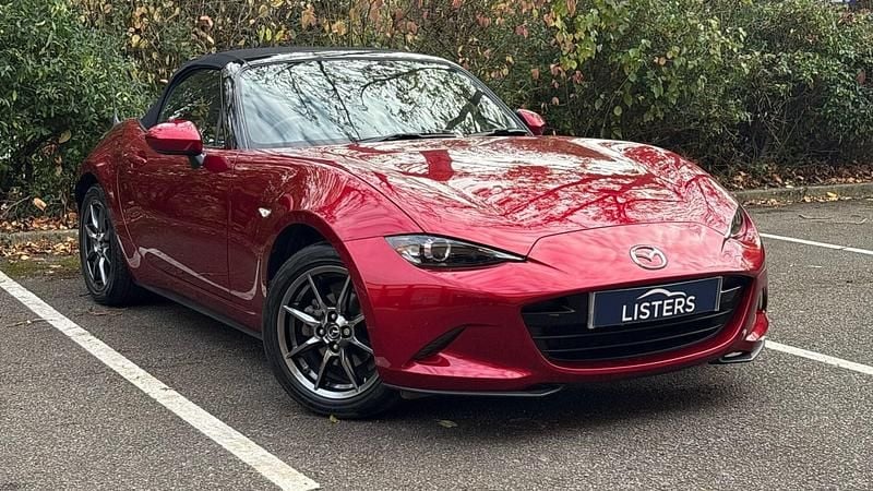 Red Used 2018 Mazda MX5 Inclusive Cabriolet | £14,350 (Good price) - Image 1/4