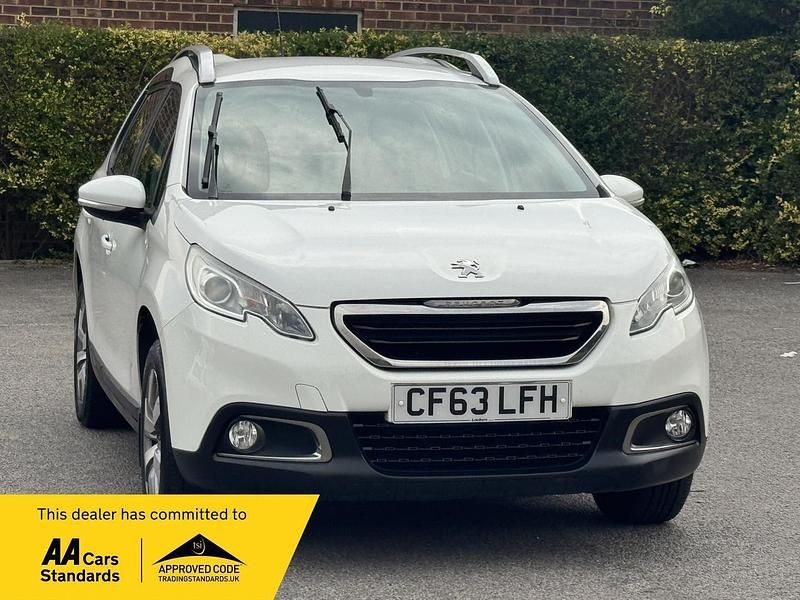 White Used 2014 Peugeot 2008 Active SUV | £2,995 (Good price) - Image 1/3