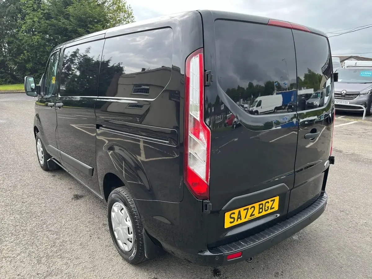 Used Ford Transit Custom Trend 130 HP (95 kW) 2022 Black Van