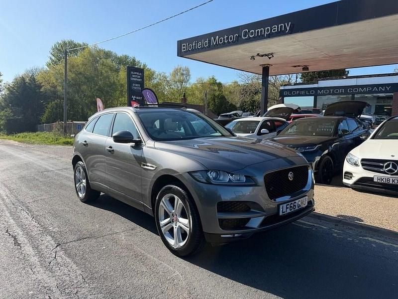Usado Jaguar F-Pace Portfolio 180 HP (132 kW) 2016 Cinzento SUV