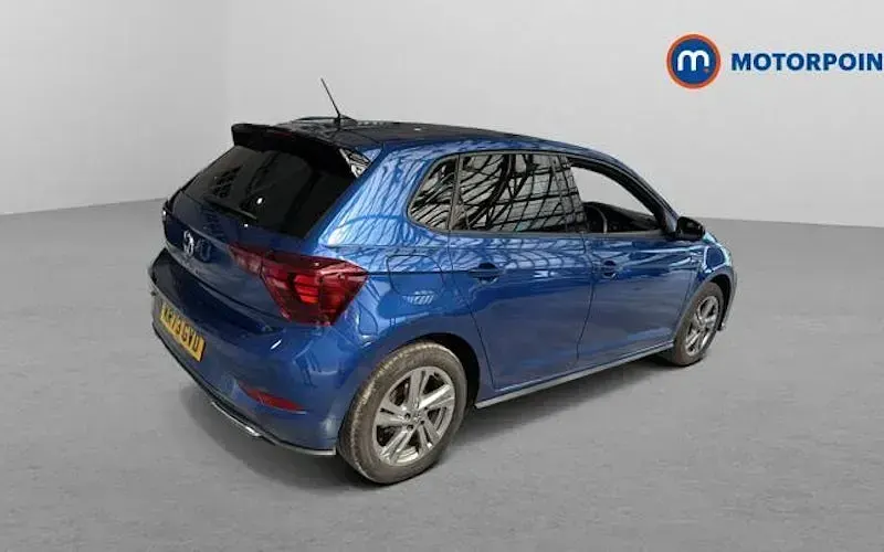 Used VW Polo R-line 110 HP (80 kW) 2023 Blue Hatchback