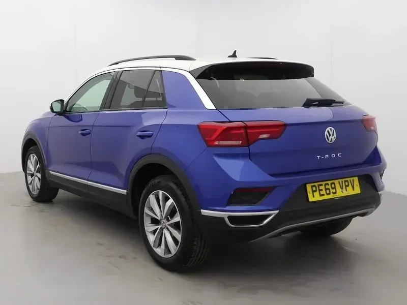 Used VW T-Roc Design 150 HP (110 kW) 2019 Blue SUV