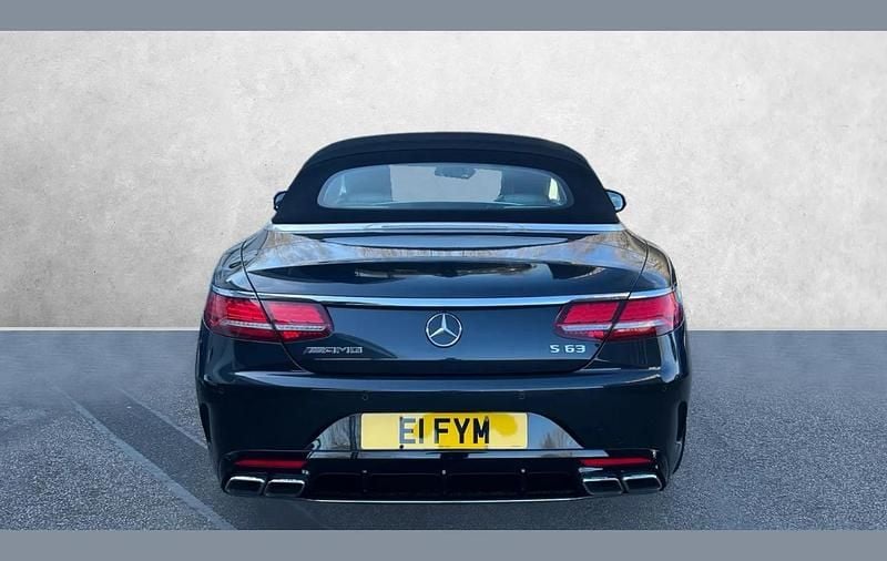 Used Mercedes S63 AMG 603 HP (443 kW) 2019 Black Cabriolet