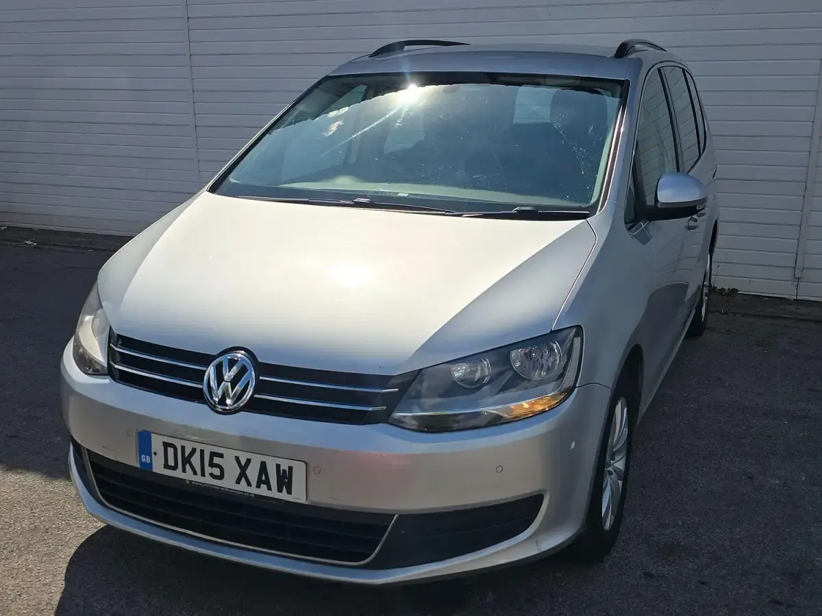 Used VW Sharan SE 140 HP (102 kW) 2015 Silver MPV