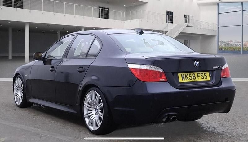 Used BMW 550 M Sport 367 HP (269 kW) 2008 Black Sedan