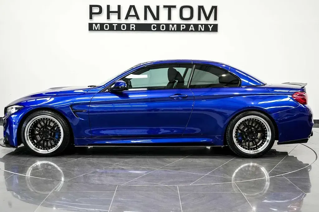 Usado BMW M4 Cabriolet Comfort Edition 431 CV (317 kW) 2018 Azul Descapotable