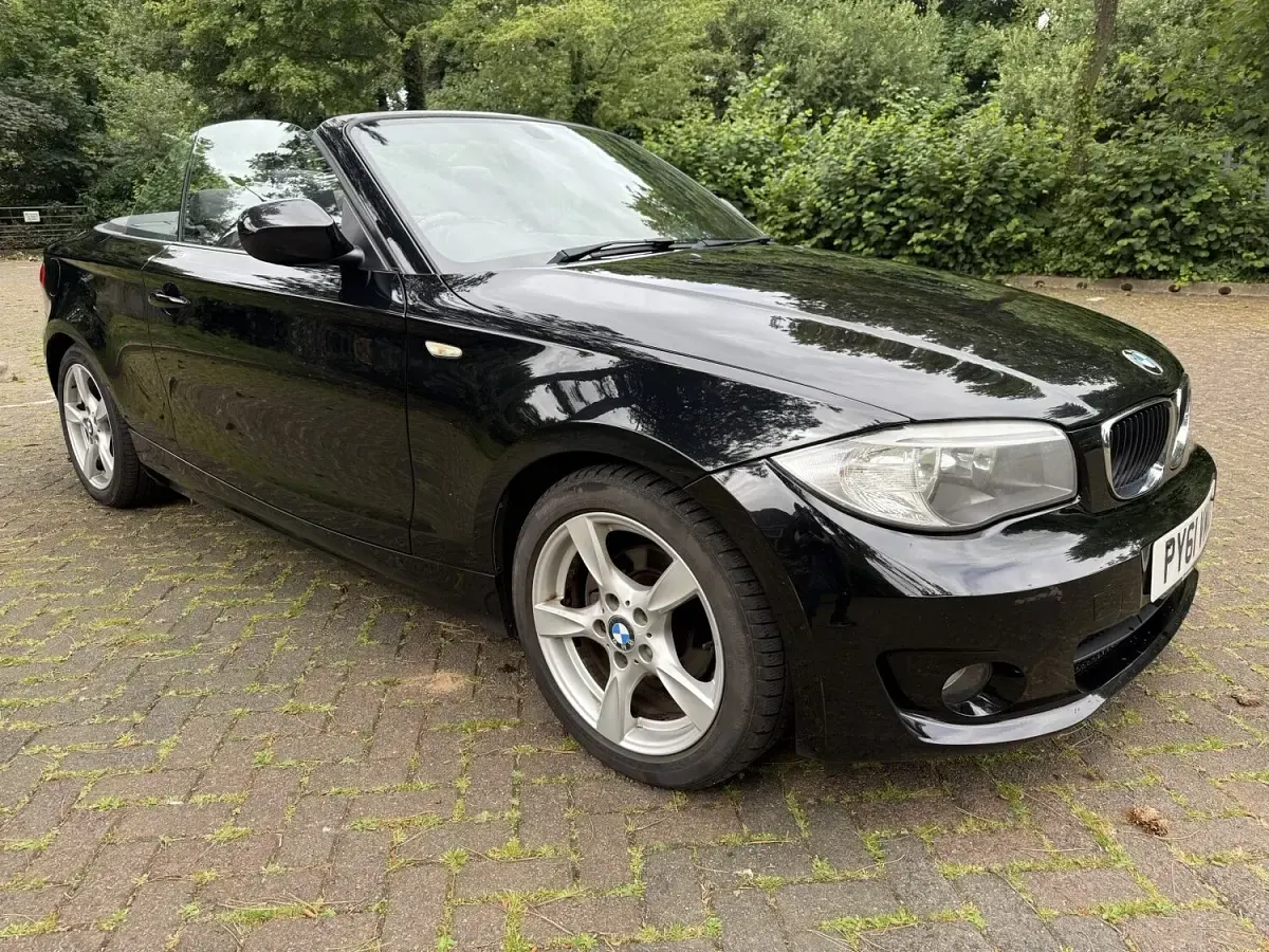 Used BMW 118 Cabriolet Sport Line 2011 Black Cabriolet