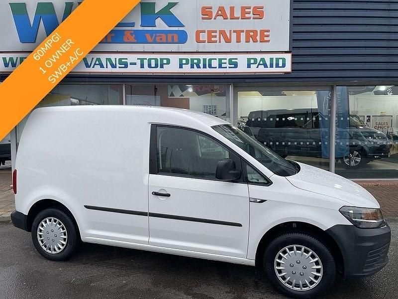 White Used 2018 VW Caddy Startline MPV | £8,990 (Good price) - Image 1/4