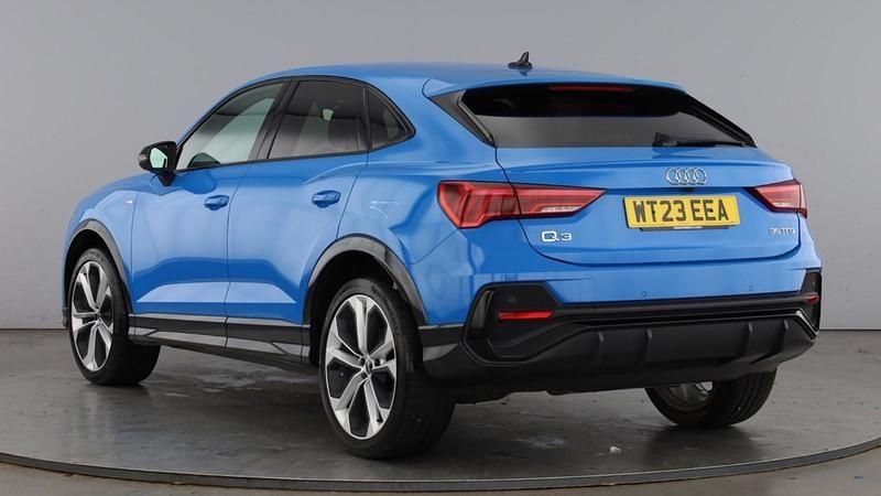 Used Audi Q3 Sportback Black Edition 150 HP (110 kW) 2023 Turbo blue SUV