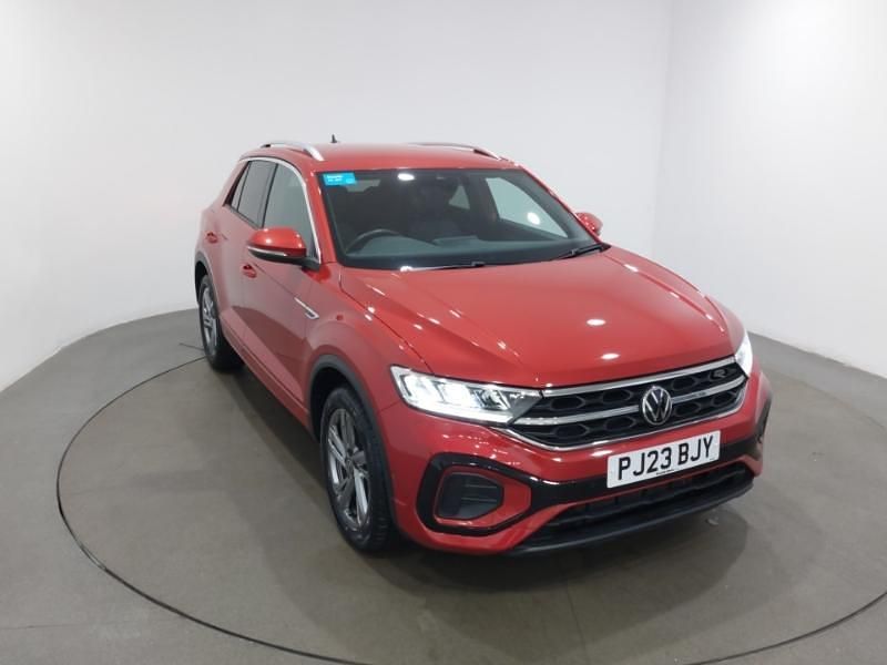 Red Used 2023 VW T-Roc R-line SUV | £24,998 (A bit pricey) - Image 1/4