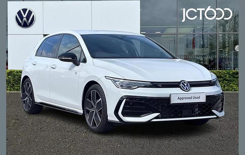 White Used 2025 VW Golf VIII R-line Hatchback | £28,444 (A bit pricey) - Image 1/4
