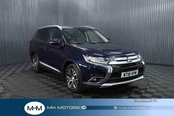 Blue Used 2018 Mitsubishi Outlander SUV | £9,995 (Good price) - Image 1/4