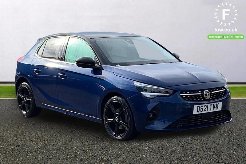 Used Vauxhall Corsa Elite 101 HP (74 kW) 2021 Blue Hatchback