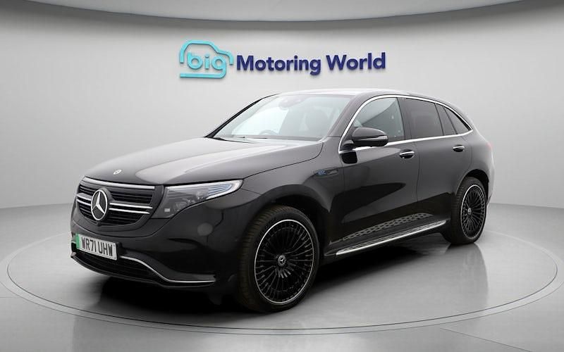 Used Mercedes EQC400 AMG line 300 kW (408 HP) 2022 Black SUV
