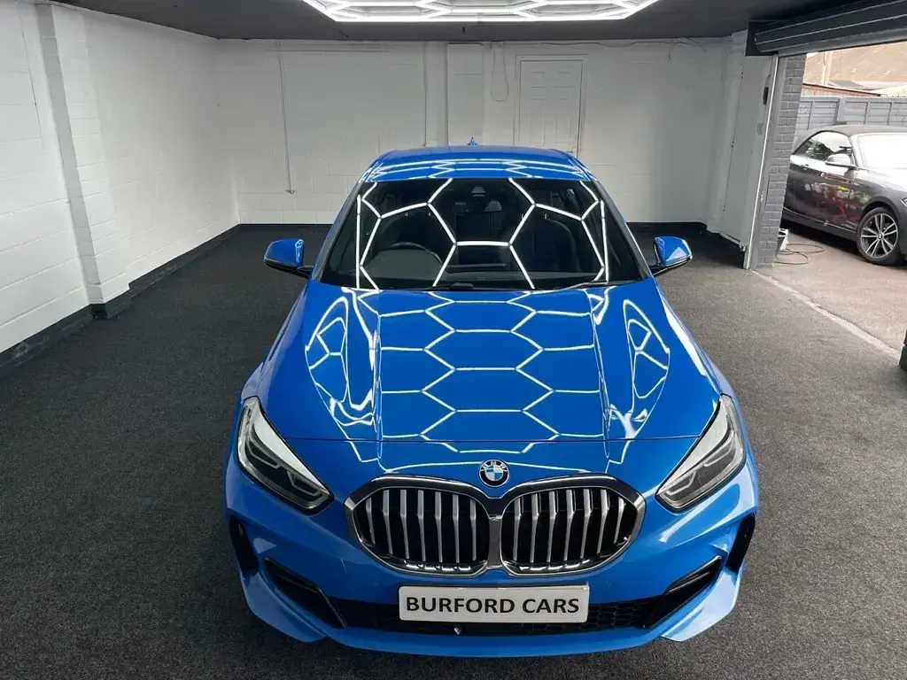 Used BMW 118 M Sport 136 HP (100 kW) 2023 Blue Hatchback
