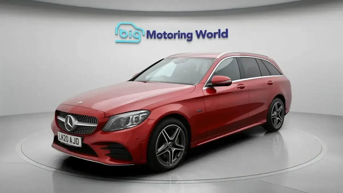 Used Mercedes C300 AMG line 2020 Red Estate