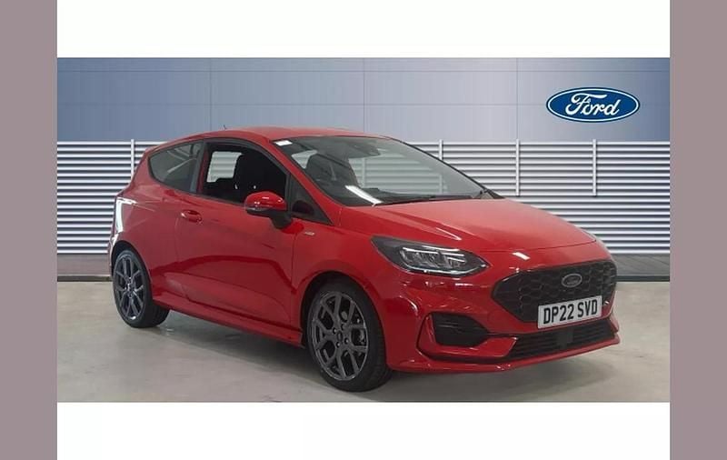 Red Used 2022 Ford Fiesta ST-Line Hatchback | £13,130 (Good price) - Image 1/4
