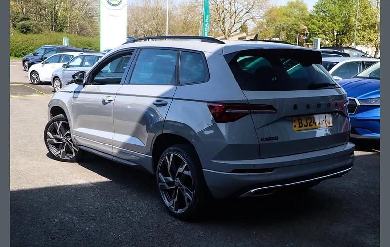 Used Skoda Karoq SportLine 150 HP (110 kW) 2024 Grey SUV