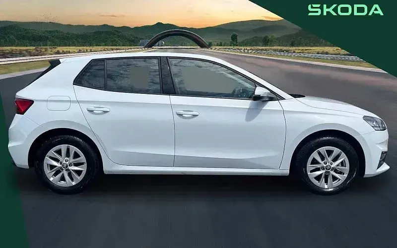 Used Skoda Fabia SE 95 HP (69 kW) 2025 Moon white Hatchback