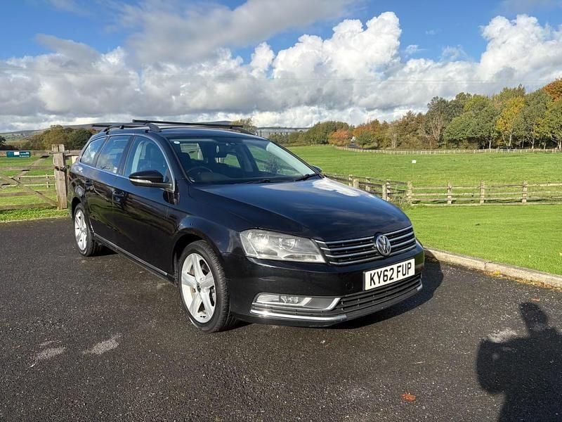 Black Used 2012 VW Passat SE Estate | £3,994 (Fair price) - Image 1/3