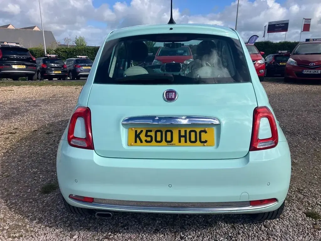 Used Fiat 500 Lounge 69 HP (50 kW) 2018 Green Hatchback