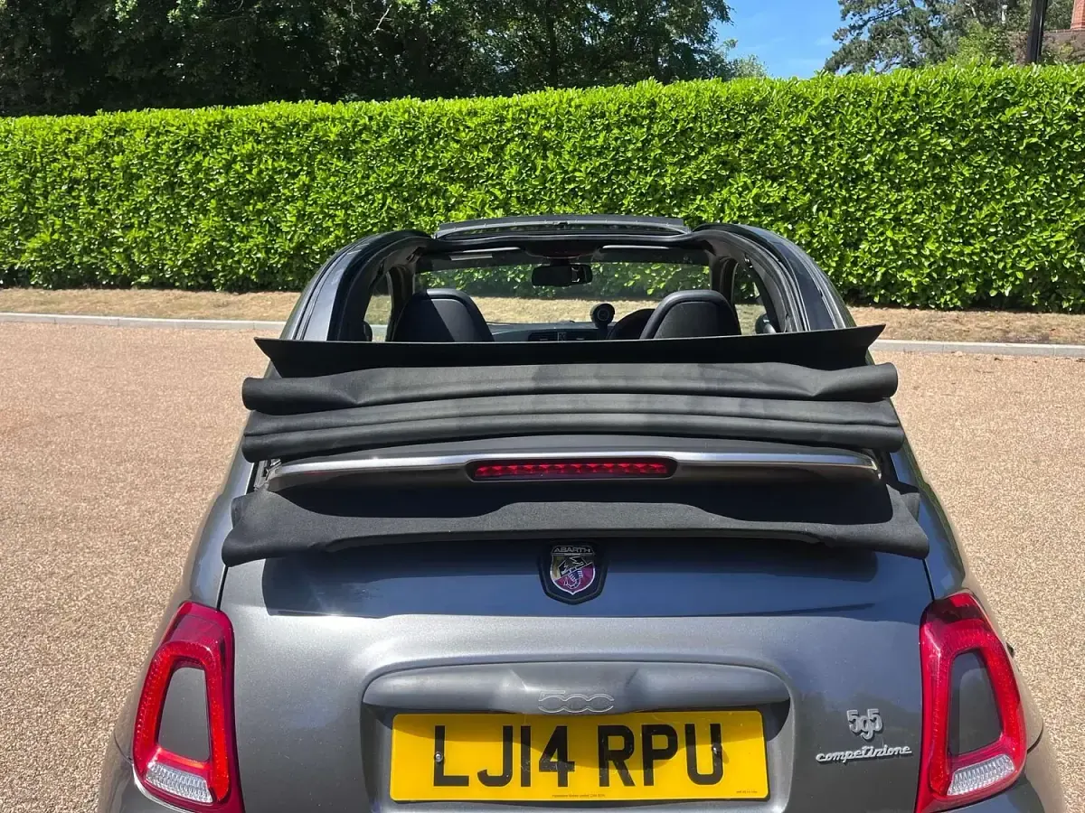Used Abarth 595C Competizione 2014 Grey Cabriolet
