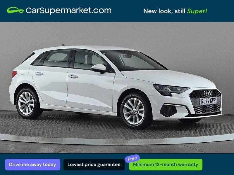 Used Audi A3 Advanced 110 HP (80 kW) 2023 White Sedan