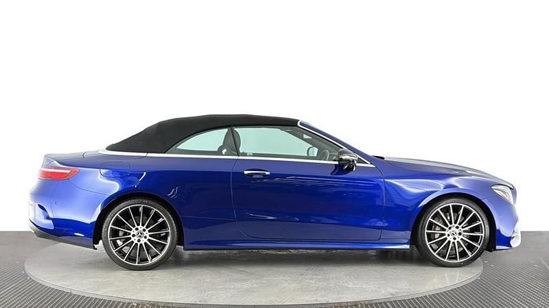 Used Mercedes E350 AMG Line Premium Plus 313 HP (230 kW) 2021 Blue Cabriolet