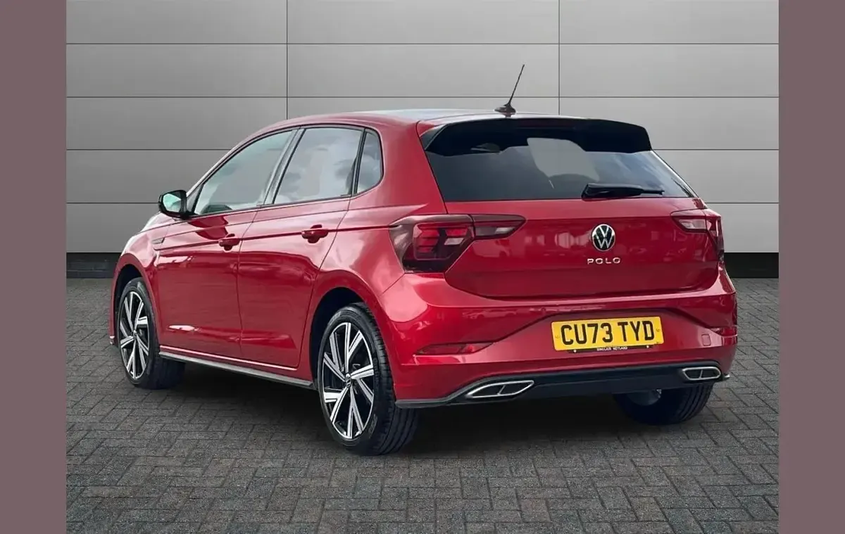 Used VW Polo R-line 94 HP (69 kW) 2023 Red Hatchback