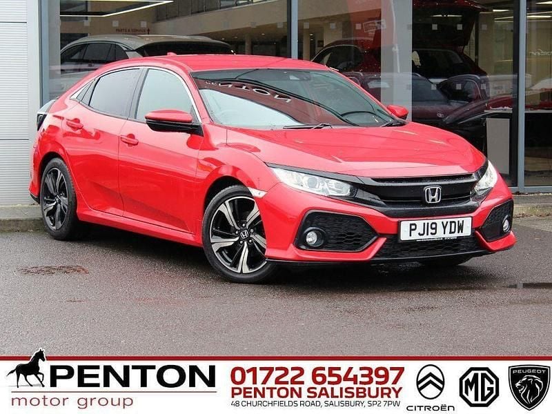Used Honda Civic SR 126 HP (92 kW) 2019 Red Hatchback
