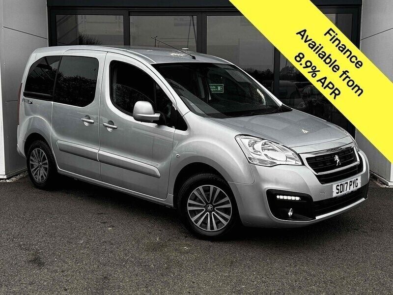 Silver Used 2017 Peugeot Partner Allure MPV | £8,395 (Fair price) - Image 1/3