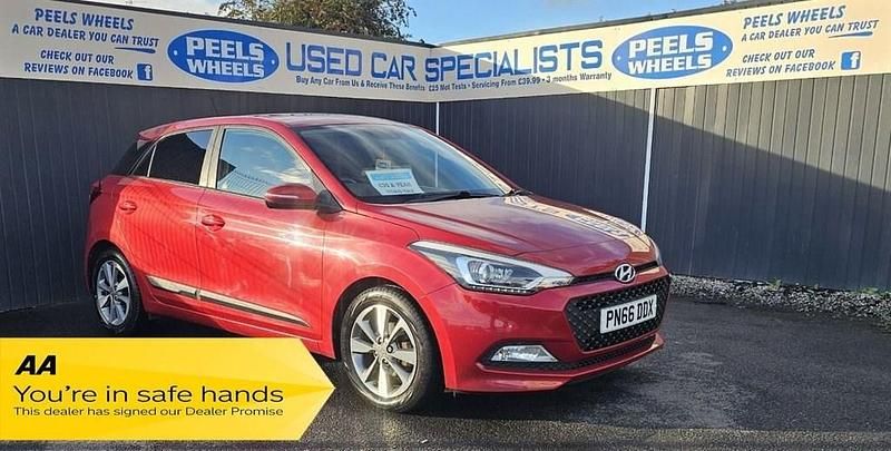 Red Used 2016 Hyundai i20 Premium Hatchback | £7,975 (Good price) - Image 1/4