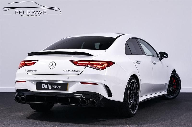 Used Mercedes CLA45 AMG AMG 421 HP (309 kW) 2023 White Coupe