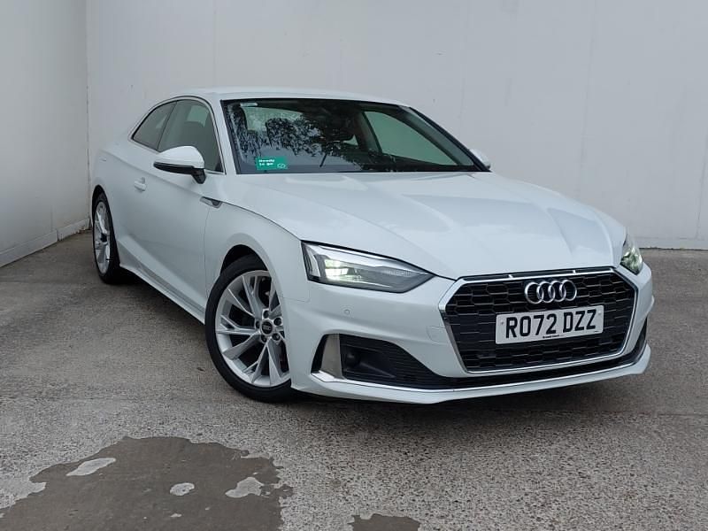 White Used 2022 Audi A5 Sport Coupe | £22,498 (Good price) - Image 1/4