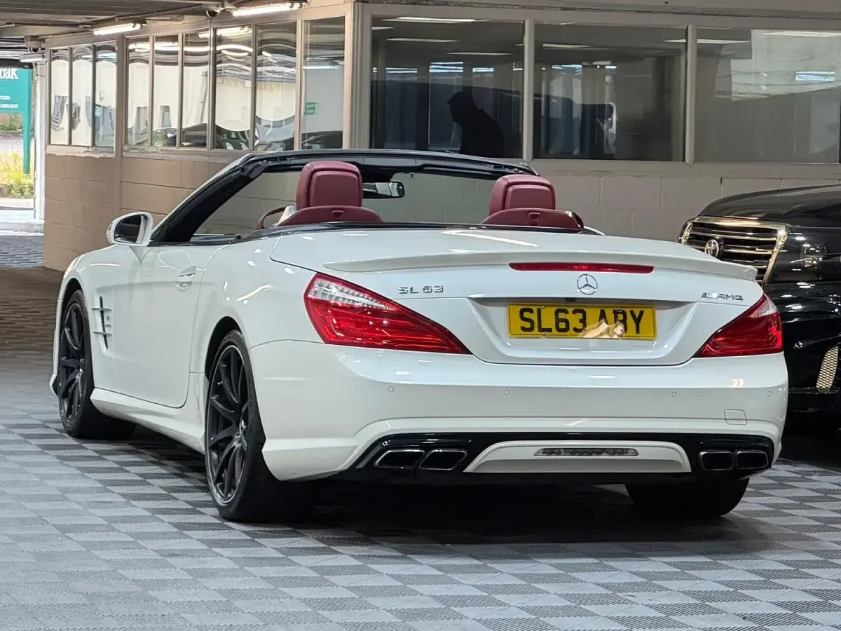 Used Mercedes SL63 AMG AMG 2015 White Cabriolet