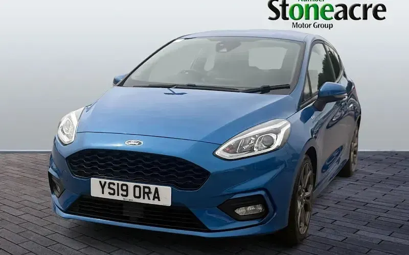 Used Ford Fiesta ST-Line X 140 HP (102 kW) 2019 Blue Hatchback