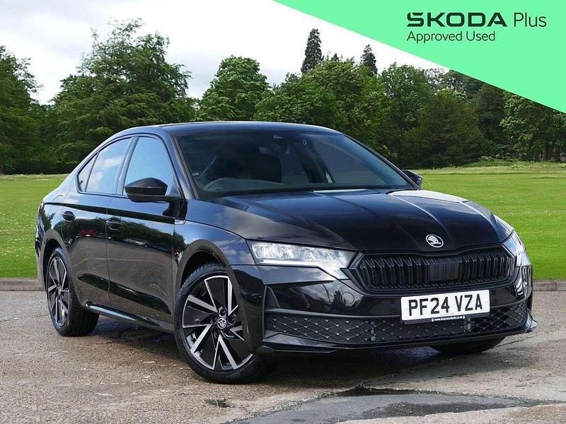 Black Used 2024 Skoda Octavia SportLine Hatchback | £25,595 - Image 1/3