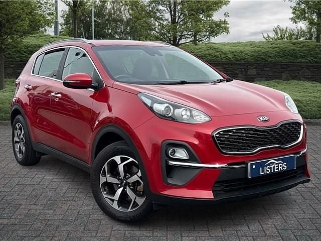 Red Used 2021 Kia Sportage 2 SUV | £16,485 (Fair price) - Image 1/4