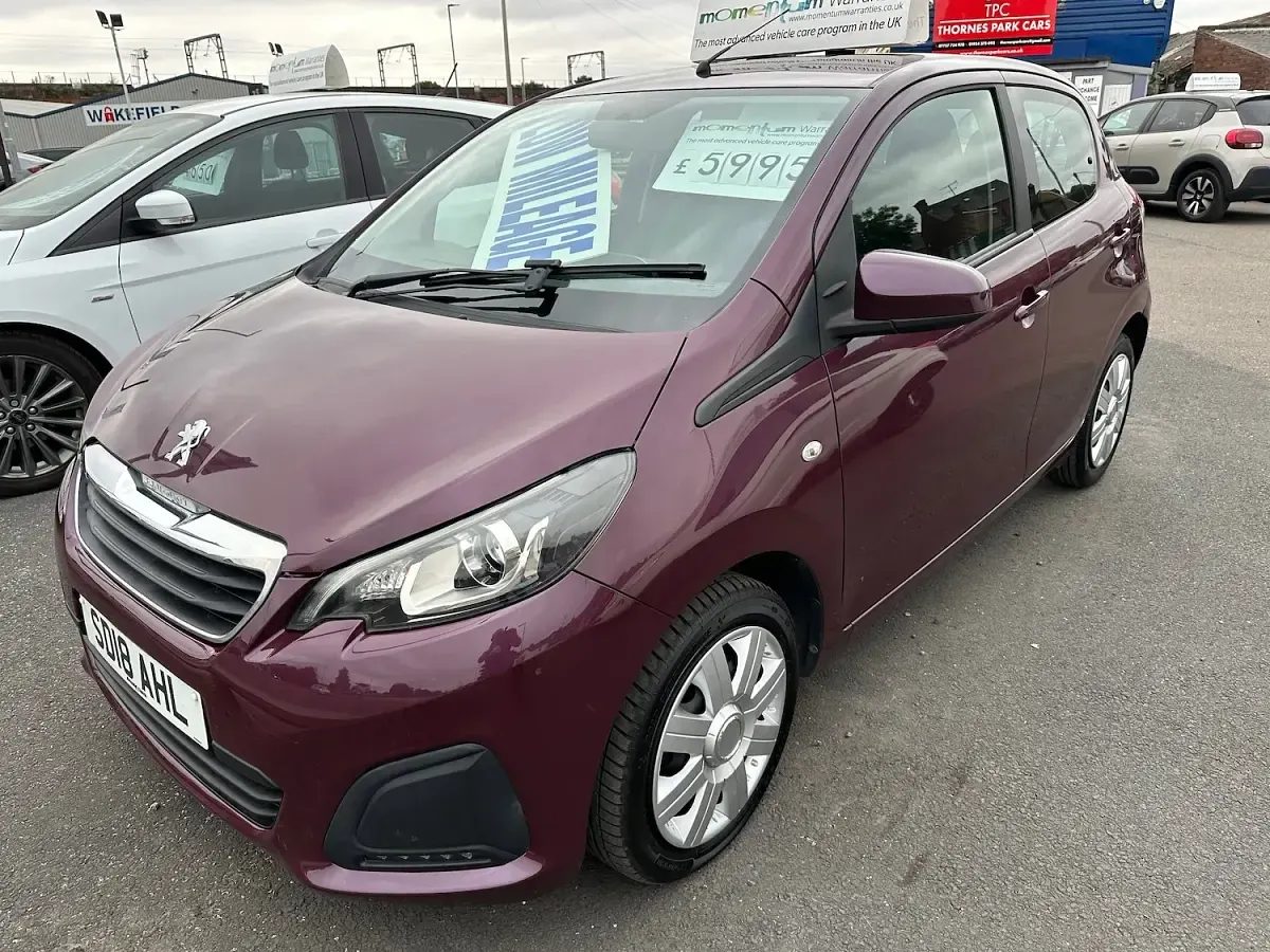 Used Peugeot 108 Active 2018 Mauve/purple Hatchback