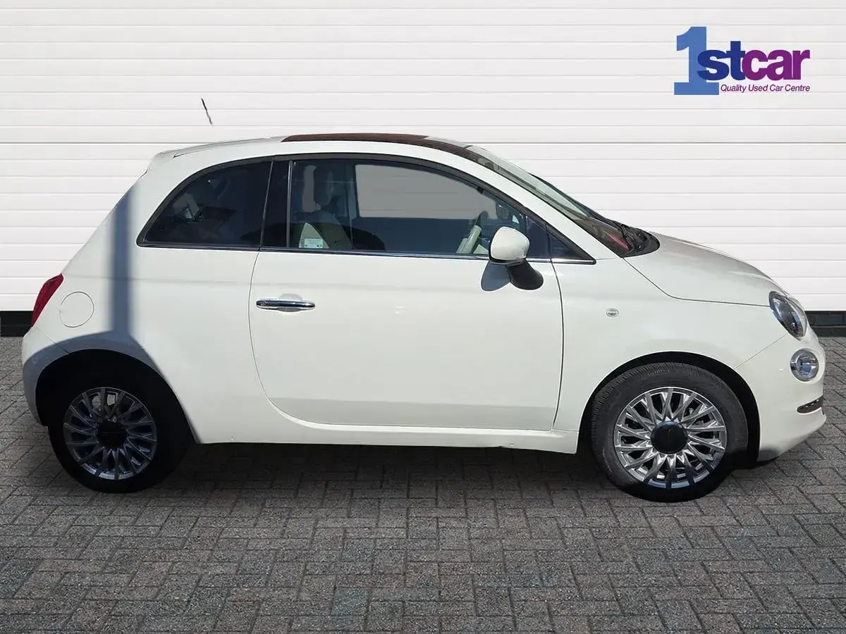 Used Fiat 500 Lounge 69 HP (50 kW) 2018 White Hatchback