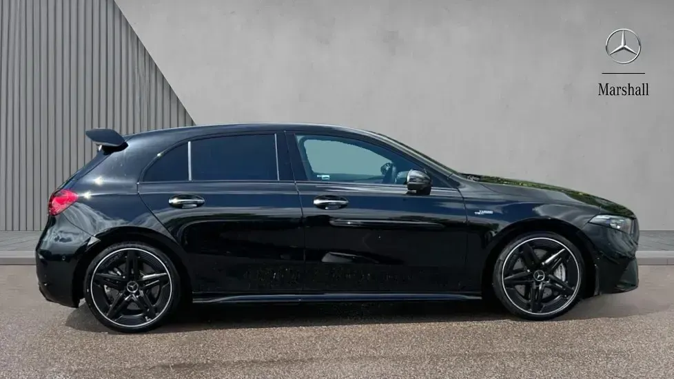 Used Mercedes A35 AMG Premium Plus 306 HP (225 kW) 2024 Cosmos black metallic