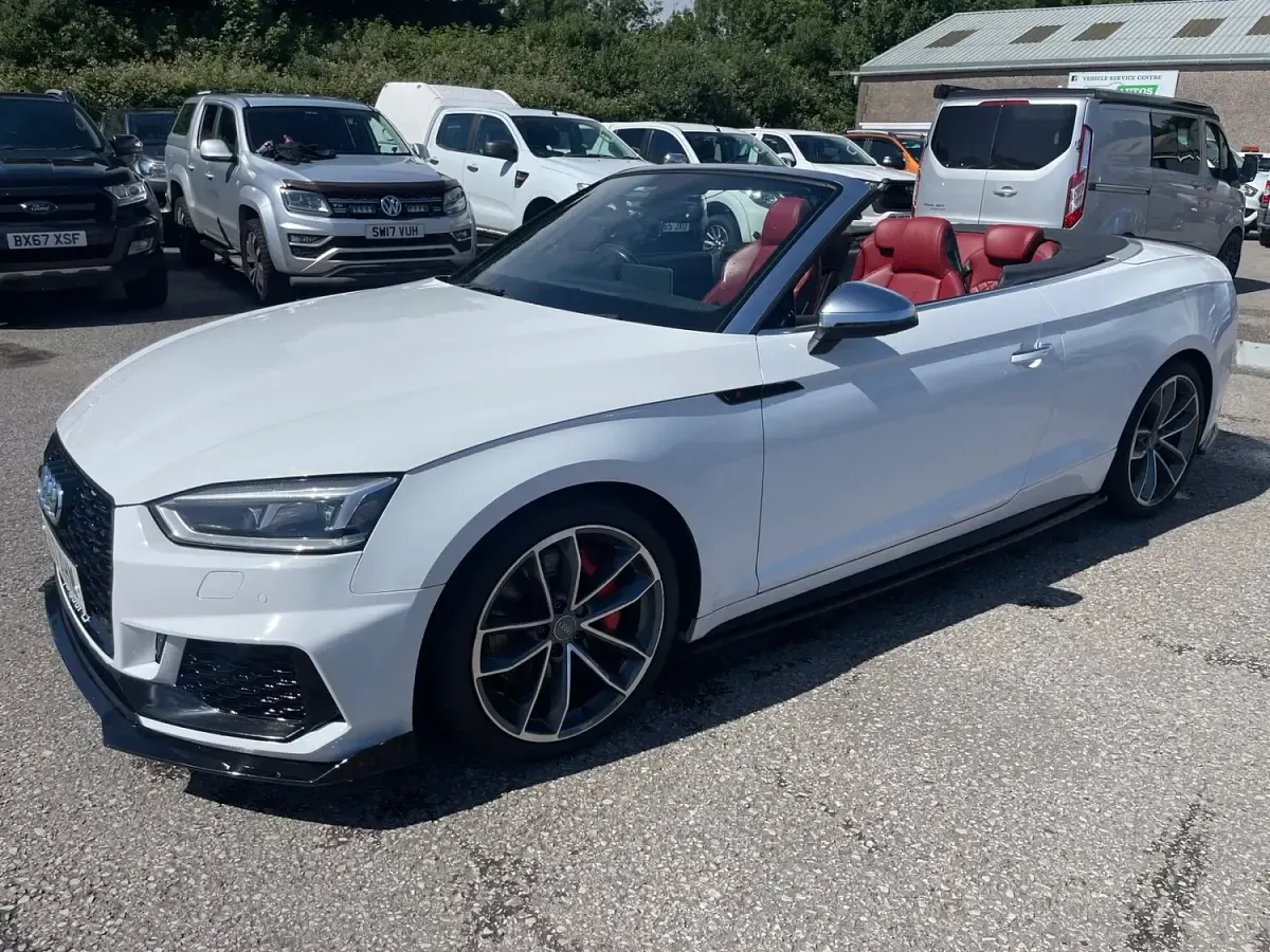 Used Audi A5 Cabriolet 272 HP (200 kW) 2017 White Cabriolet