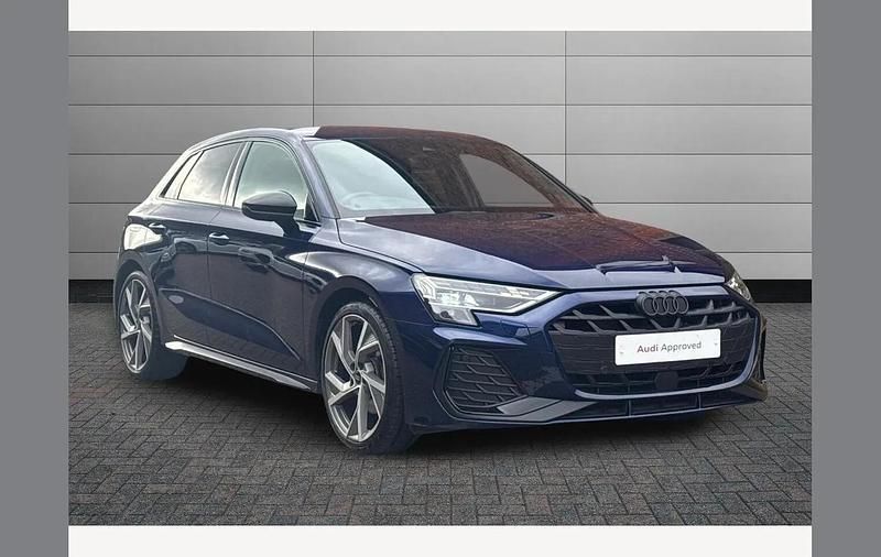 Used Audi A3 Black Edition 150 HP (110 kW) 2024 Blue Hatchback