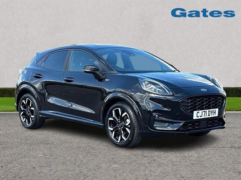 Black Used 2022 Ford Puma ST-Line X Hatchback | £17,000 (Fair price) - Image 1/4