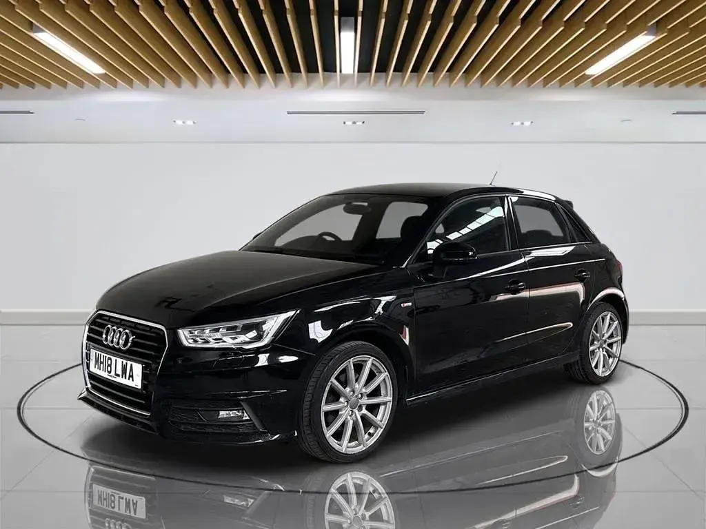 Used Audi A1 Sportback S-Line 125 HP (91 kW) 2018 Black Hatchback