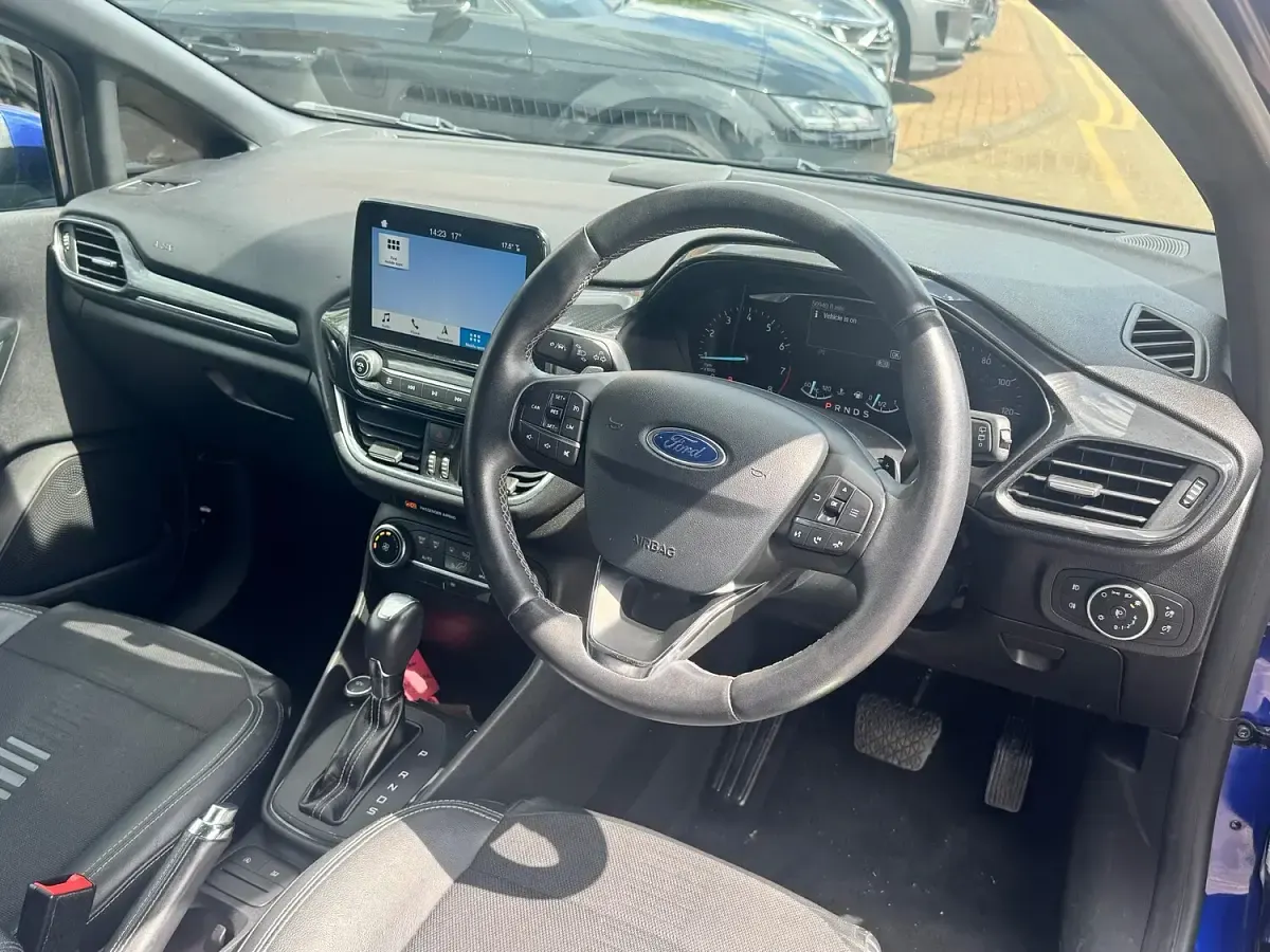 Usado Ford Fiesta ST-Line X 100 HP (73 kW) 2018 Azul Citadino